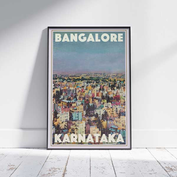 Bangalore poster by Alecse, Panorama of the City