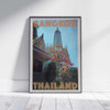 Bangkok Poster Crocodiles Temple | Thailand Gallery Wall Print by Alecse