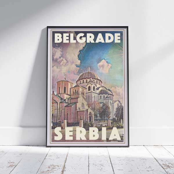 Belgrade Poster White House | Serbia Poster of Belgrade by Alecse