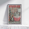 Berlin poster Beetle by Alecse | Germany Travel Poster
