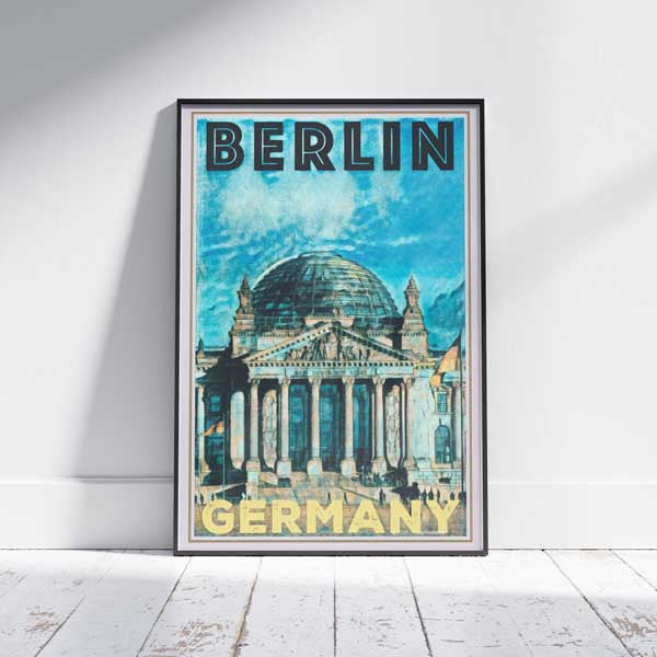Berlin Poster REICHSTAG | Germany Gallery Wall Print of the Reichstag