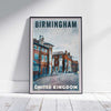 Birmingham Poster Jewelers by Alecse | England Travel Poster