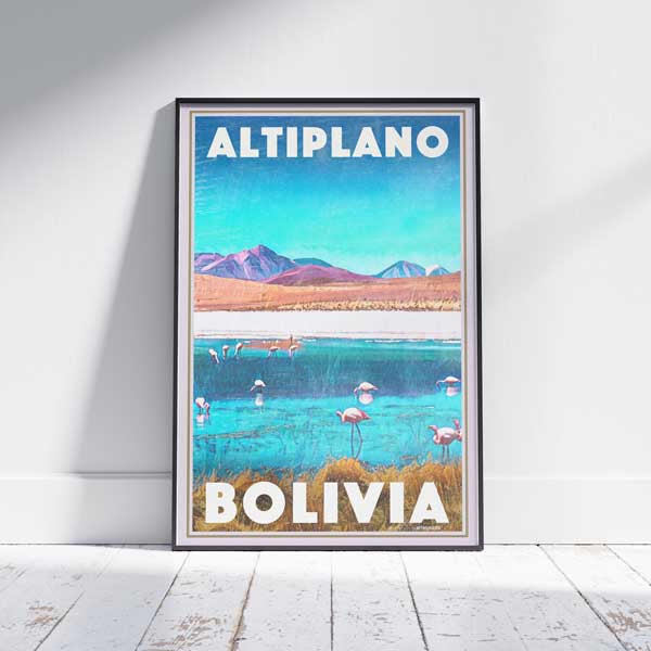 Affiche Altiplano Bolivie par Alecse