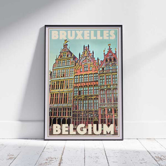 Brussels 2 poster Bruxelles | Belgium Travel Poster