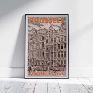 Brussels poster by Alecse 'Grand Place'