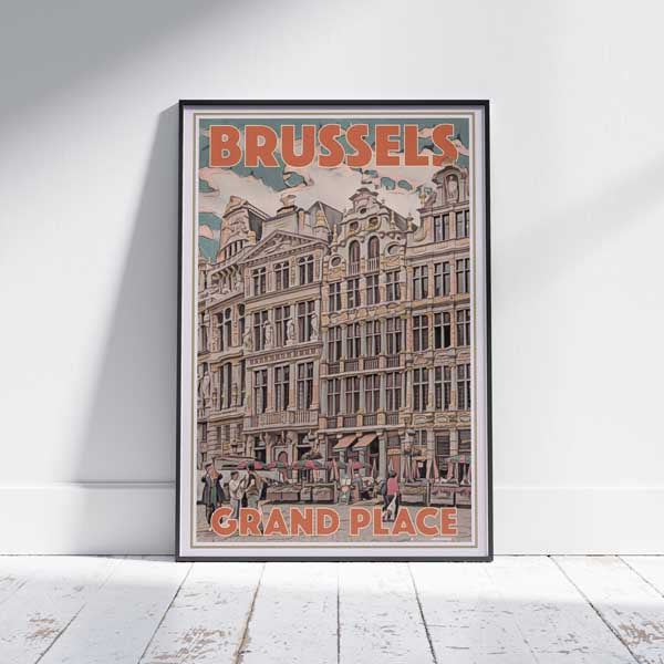 Brussels poster by Alecse 'Grand Place'