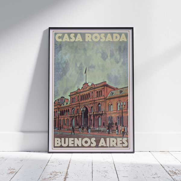 Buenos Aires poster Casa Rosada | Classic Argentina Gallery Wall print by Alecse