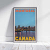 Panorama de l'affiche de Montréal, Canada Vintage Travel Poster par Alecse