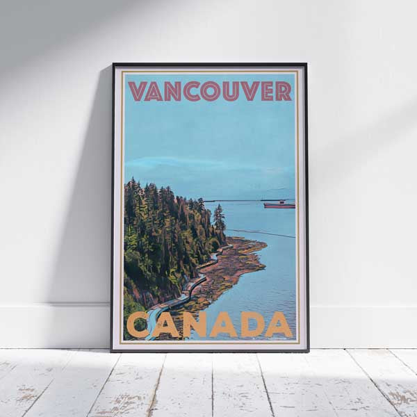Vancouver poster Seawall by Alecse