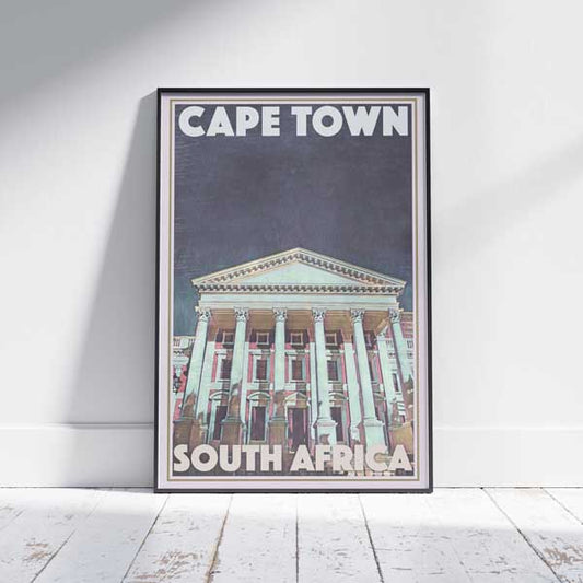 Cape Town Poster Opera | South Africa Vintage Travel Poster by Alecse