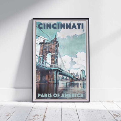Cincinnati Poster Paris Of America