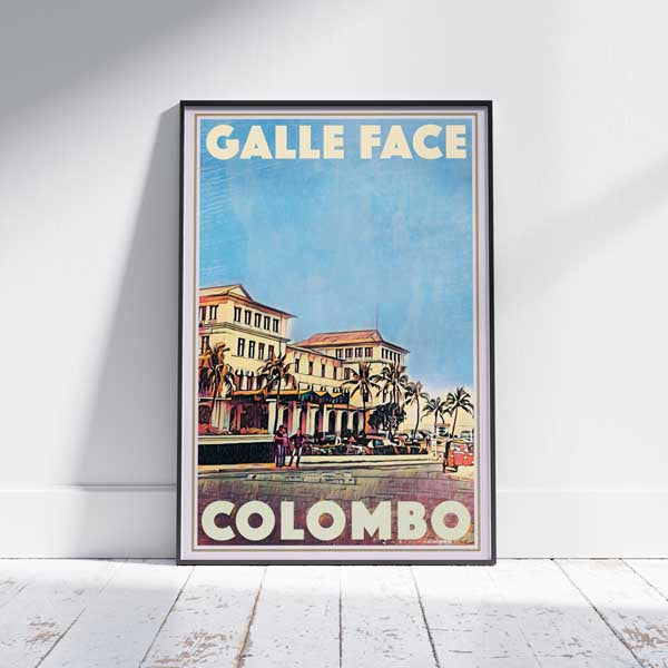 Affiche Colombo par Alecse | Le visage de Galle | Impression murale de la galerie Sri Lanka