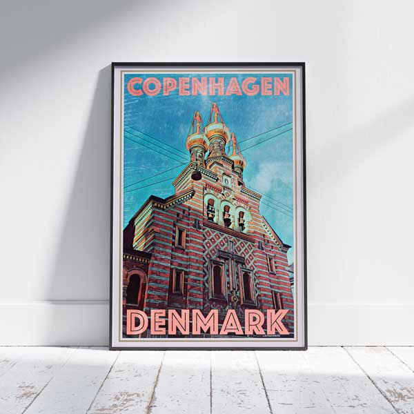 Affiche de Copenhague Nevsky Church par Alecse