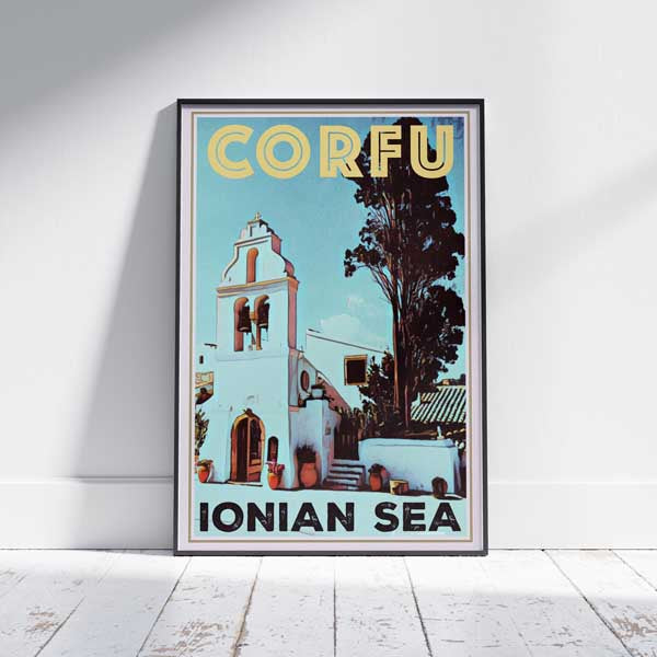 Vlacherna Poster Corfu | Greece Gallery Wall Print of Corfu by Alecse