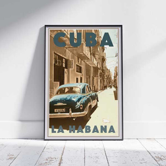 Cuba Poster Cuba Blues, Cuba Vintage Travel Poster par Alecse™