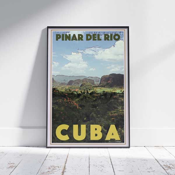 Cuba Poster Pinar del Rio | Cuba Vintage Travel Poster by Alecse