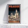 Affiche de Prague Bohême | Affiche Rétro République Tchèque par Alecse