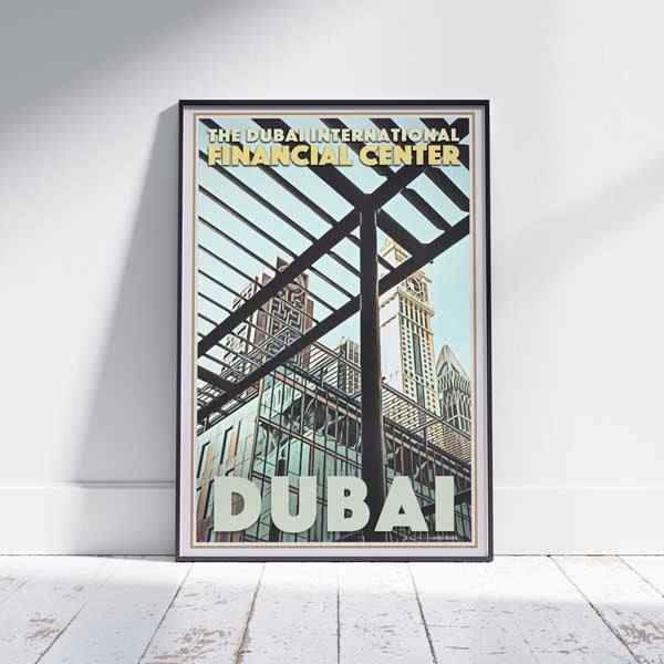 Dubai Poster Financial District | UAE gallery wall print of Dubai