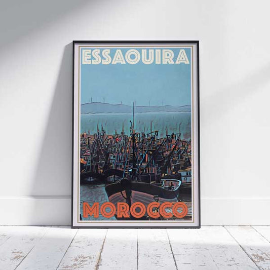 Affiche Port d'Essaouira par Alecse | Affiche du Maroc
