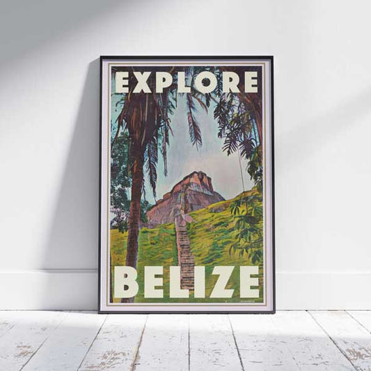 Explore Belize poster by Alecse | Limited Edition