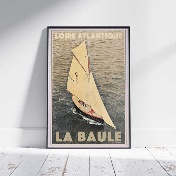 La Baule poster Sailing | Old Rigging Classic Print by Alecse