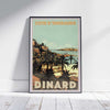 DINARD poster PALMERAIE | Bretagne Gallery Wall Print of Dinard by Alecse