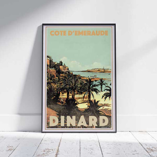 Affiche DINARD PALMERAIE | Affiche murale de la galerie Bretagne de Dinard par Alecse