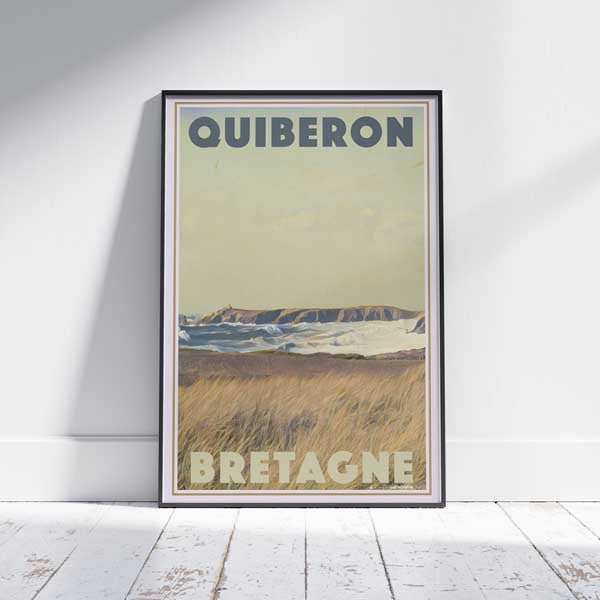Quiberon Poster Bretagne | French Brittany Gallery Wall Print by Alecse