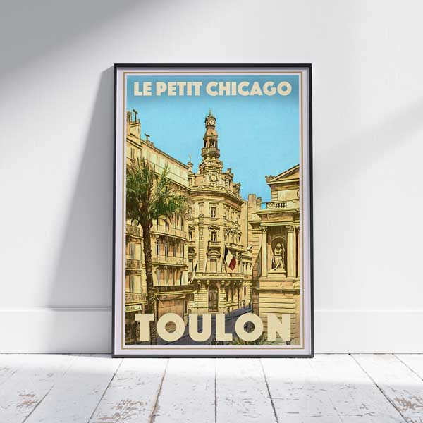 Toulon Poster Little Chicago | France Gallery Wall Print of Toulon