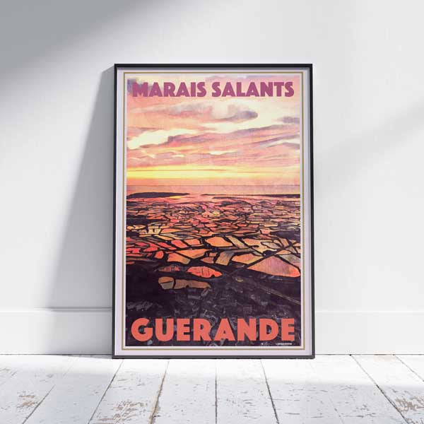 Affiche Guérande Marais Salants | Le Pouliguen La Baule Poster