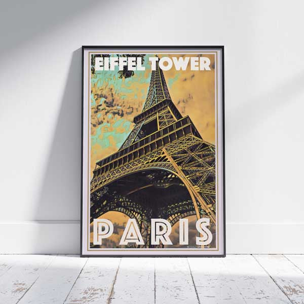 Paris Poster Eiffel Tower | Paris Gallery Wall Print of France by Alecse