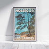 Hossegor Poster Les Landes by Alecse