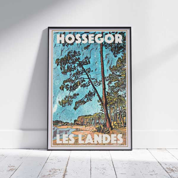Hossegor Poster Les Landes by Alecse