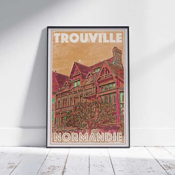 Trouville Poster Normandie | France Gallery Wall Print by Alecse