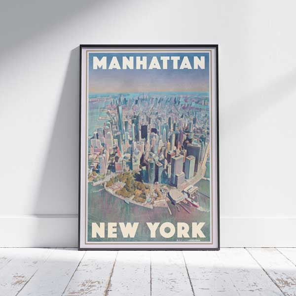Manhattan Poster From The Sky
