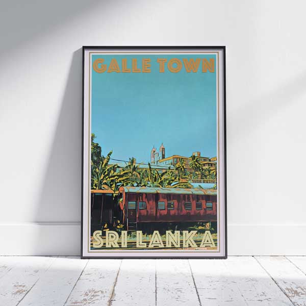 Galle Town poster by Alecse | Sri Lanka Travel Poster