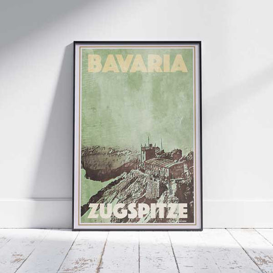 Affiche Bavière Zugspitze | Impression murale de la galerie allemande de Zugspitze par Alecse