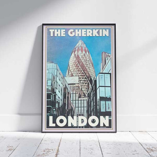 Affiche de Londres LE GHERKIN | London Gallery Wall Print Angleterre par Alecse