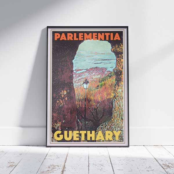Parlementia Affiche Euskadi | Affiche de voyage Guéthary par Alecse