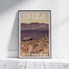 Affiche rétro IBIZA CRUISES par Alecse | Impression murale de la galerie d'Ibiza