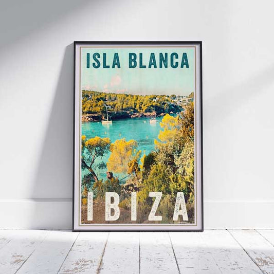 Affiche Ibiza Isla Blanca par Alecse