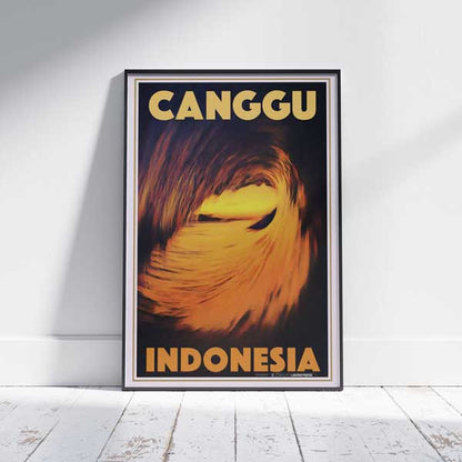 Bali Surf Poster Canggu by Alecse & PhotoBoss Bali | Indonesia Poster