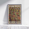 Barrels poster In Vino Veritas by Alecse | Bordeaux Retro Poster