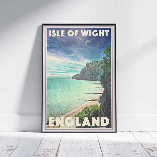 Isle of Wight Poster England | UK Travel Poster of England by Alecse