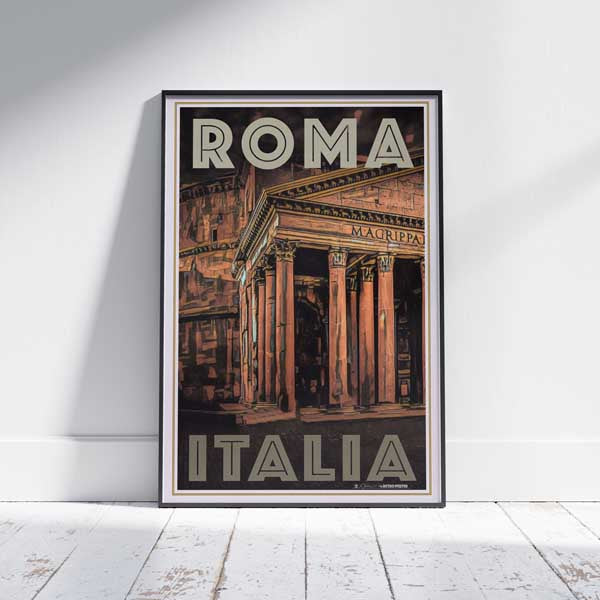 Rome poster Diptych 1 | Italy Gallery Wall Print