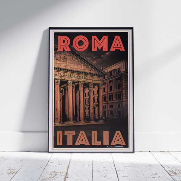 Rome poster Diptych 2 | Italy Gallery Wall Print