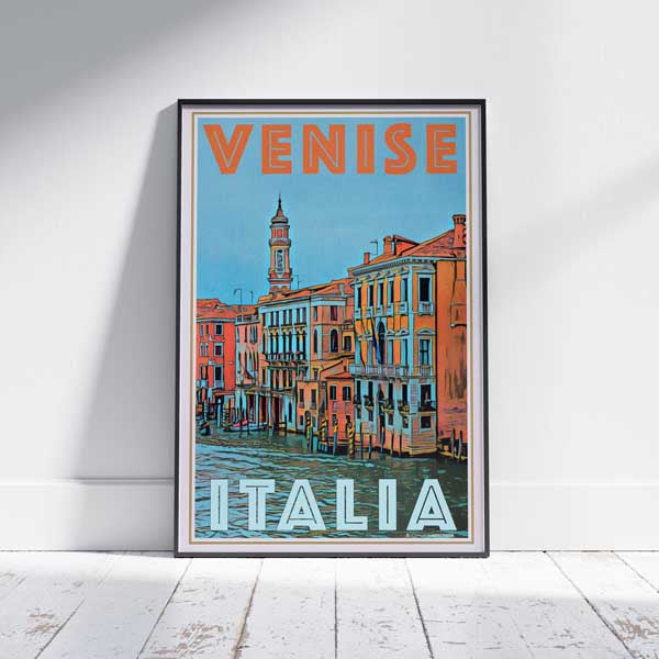 Affiche ancienne Grand Canal Venise | Affiche rétro Venezia / Venise par Alecse