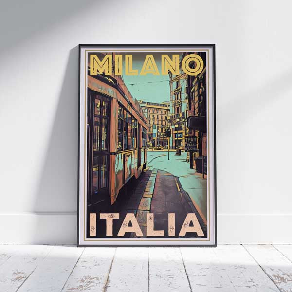 Milan poster 'Tram' by Alecse