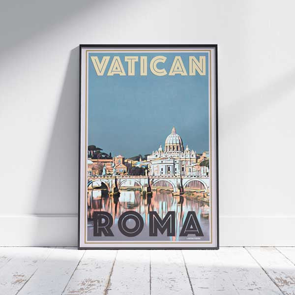 Affiche du Vatican | Impression murale de la galerie italienne du Vatican et de Rome par Alecse