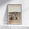 Affiche Le Pouliguen, Affiche de voyage vintage La Baule par Alecse